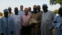 Bosman Van Zaal on a site visit for Kaduna greenhouse farming project