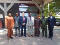The Nigerian Ambassador H.E. Mr. Oji Nyimenuate Ngofa. official visit to Engr. Jan Hak Owner and CEO QuaTerNes Group, Chairman NAFTC-Africa